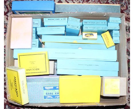 Large box containing a quantity reproduction Dinky Toy Boxes