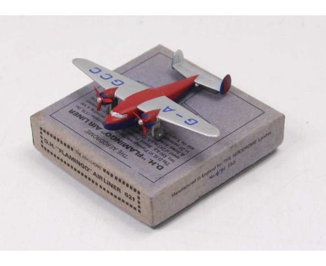 The Aerodrome (David Austin) 1938 DH 'Flamingo' Airliner as operated by the King's Flight, G-AGCC. The model that Dinky Toys 