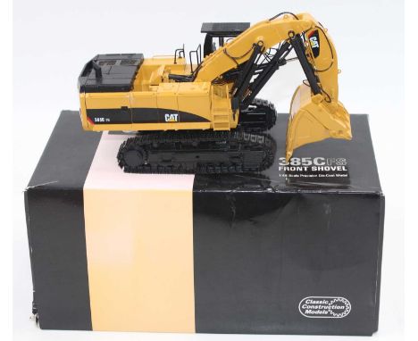 CCM Classic Construction Models 1/48th scale diecast model of a CAT 385C FS Front Shovel, in the original box, box faded, 1 r