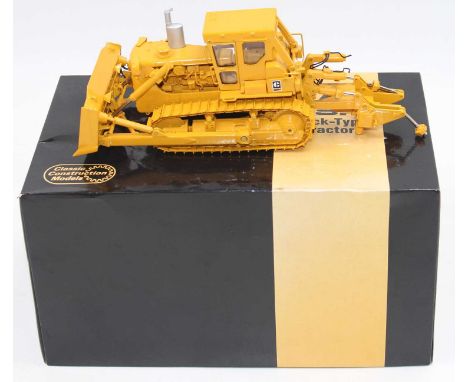 CCM Classic Construction Models 1/48th scale diecast model of a CAT D9H Track-Type Tractor, requires repair to rear lift, oth