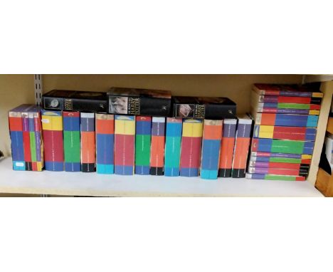 A collection of Harry Potter titles, mostly first editions and all with dust wrappers, together with a quantity of similar pa