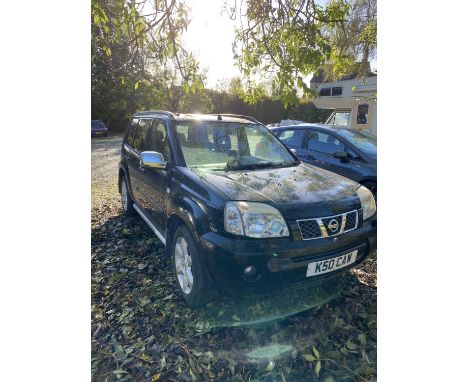 Executors Sale: Nissan X-Trail 2.2 Diesel, 2006/06 registration, black, 5 door, sunroof, manual gear box, 4x4/SUV, 85000 mile