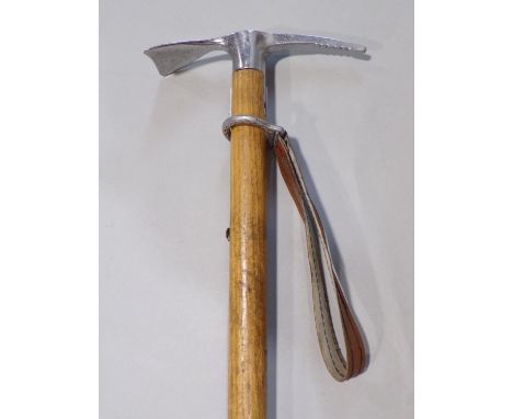 A pickaxe walking stick 