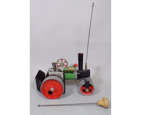 A Mamod spirit fired steam roller/  live steam engine (untested) 