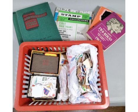 The Movaleaf Illustrated Stamp Album containing a large quantity of British and worldwide stamps including a penny red exampl