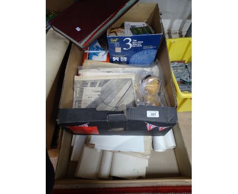 Ledger, maps, a puppet etc