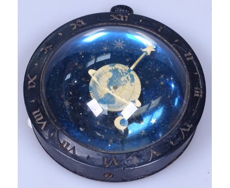 An American Westclock small clock, 2.75"