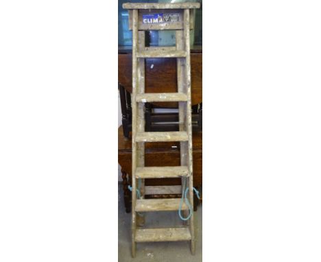 A Vintage pine step ladder