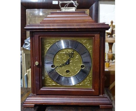 A 3-train Rapport mantel clock, height 11.5" overall
