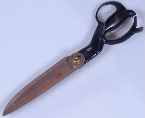 Antique tailor's shears by Wilkinson of Sheffield, length 14"