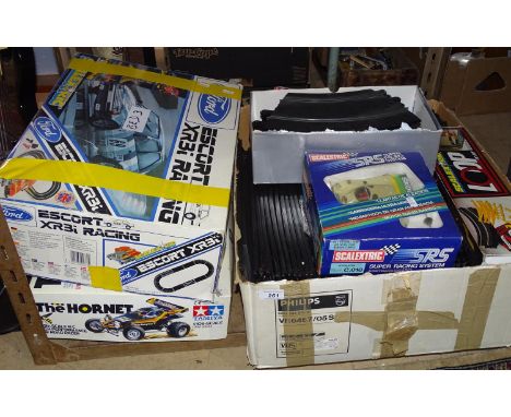 Scalextric and radio controlled cars