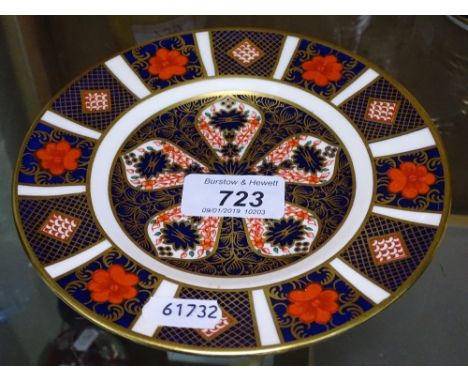 A pair of Royal Crown Derby tea plates, 1128, 6.25"