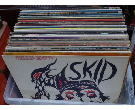 A boxful of Vintage LP records