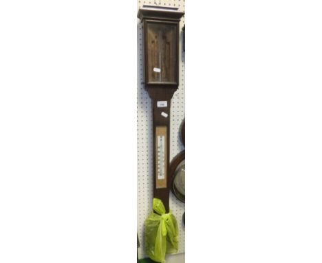 An oak cased stick barometer (for restoration)