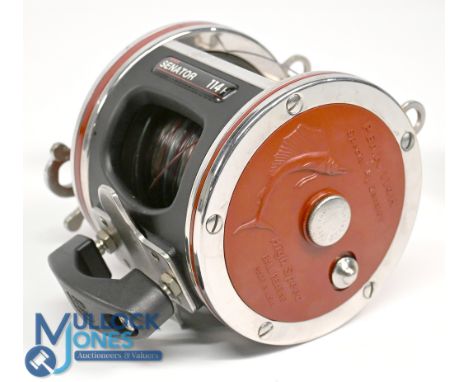 Penn USA Senator 114 H Special 6/0 Senator big game sea reel, large 'T' handle, star tensioner, on/off check, harness loops, 