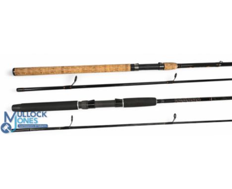 Daiwa Sweepfire carbon spinning rod No SW90 ZMHS-BU, 9ft 2pc, CW 15-50g, 20" handle, uplocking reel seat, lined rings, cloth 