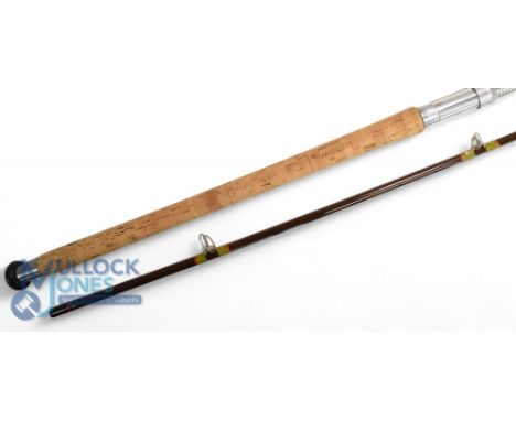 Hardy Alnwick Fibalite Spinning No 2 glass rod – 10ft 2pc, 29" handle with alloy down locking reel seat, agate lined tip ring
