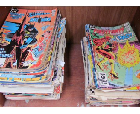 Assorted DC comics from the 1980's including Superman and Batman, The New Mutants, All Star Squadron, The Super Friends etc