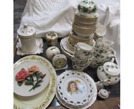A Duchess bone china part tea service together with assorted plates etc