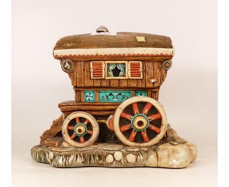 Pendelfin Studios Ceramic Model of a Caravan. Height: 21cm 