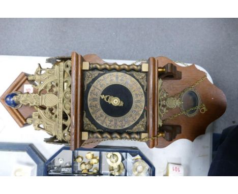 Large Vintage Atlas Clock in need of attention 