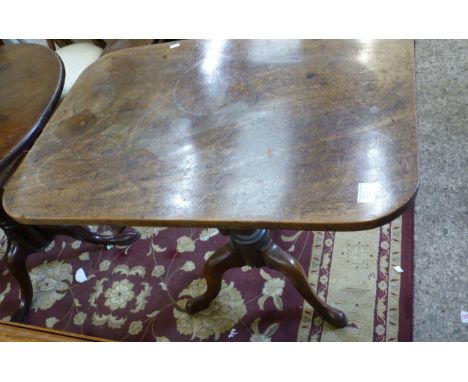 Victorian Tilt top table on tripod base (Table top dims 82cm x 56cm) 