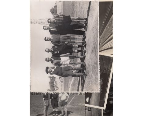 MEADE- ARGENTINA   Collection of eight photographs and postcards from Meades' time as a referee in South America including po