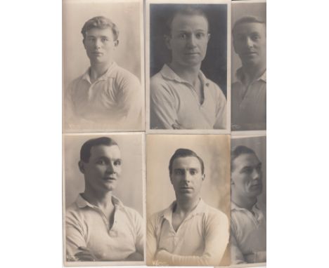 TOTTENHAM HOTSPUR      Six black & white portrait postcards of Tottenham players who appeared in the 1921 FA Cup winning team