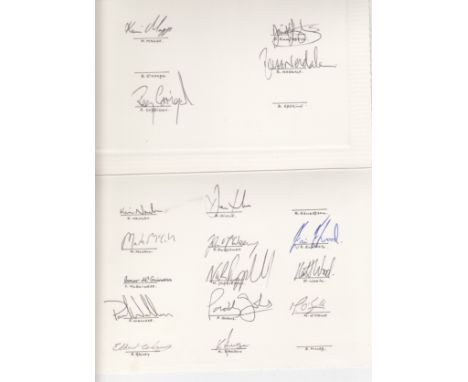 RUGBY UNION- ALL BLACKS 1997  Seven items relating to the 1997 All Blacks UK Tour. Includes scarce 32 page All Blacks Tour It