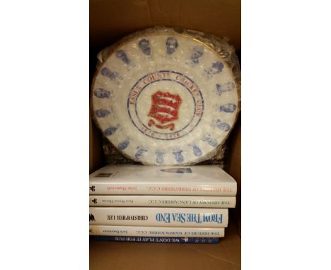 CRICKET, selection, inc. books on club histories &amp; grounds, inc. Histories of Lancashire (2) &amp; Durham (2), each multi