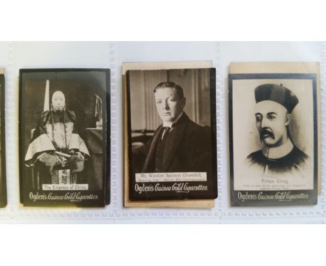 OGDENS, Guinea Gold - Boer War, standard size, many variations/duplicates, inc. Baden-Powell (28), base D, in modern album, G