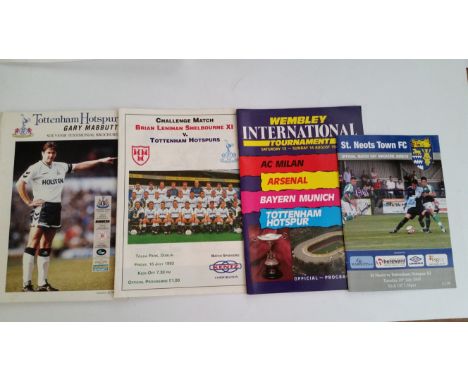 FOOTBALL, Tottenham Hotspur programme selection, mainly away, mainly 1980s/90s, inc. Hull City (Jeff Radcliffe testimonial), 