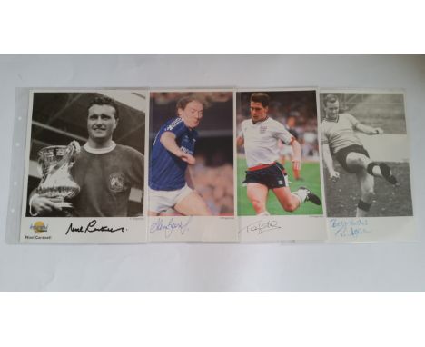 FOOTBALL, signed Autograph Editions 10x8 photographs, inc. Tony Cottee (West Ham United, Everton, Leicester City &amp; Englan