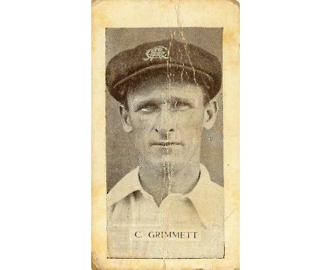 ALLEN, Cricketers (1932/3), Australians, steam roller backs (one blue), creased (8), P to G (1), 17