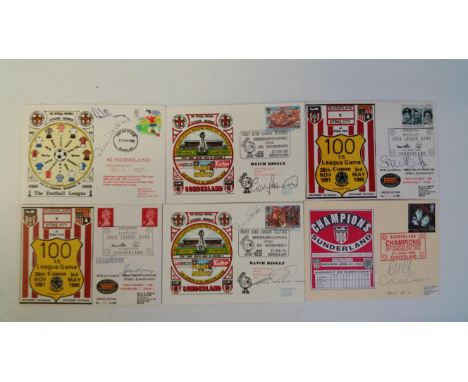 FOOTBALL, Sunderland FC, Collection of sixteen Autographed Limited Edition Commemorative First Day Covers 1986-2010, each FDC