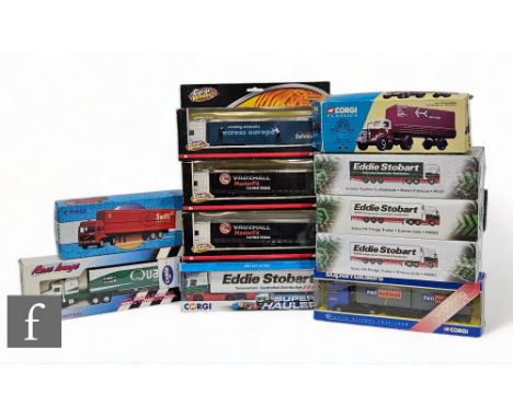 Eight assorted Corgi diecast models, to include Corgi Classics British Rail Bedford O Articulated set 18401, Corgi Wheelz, Ra