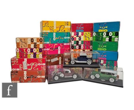 Twenty four Rio 1:43 scale diecast model cars, boxed. (24) 