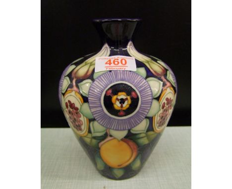 Moorcroft  Passion Fruit pattern vase, limited edition 16/50: height 18cm, first in quality. 