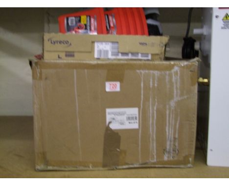 Various painting accessories: roller sets, paint kettles. 