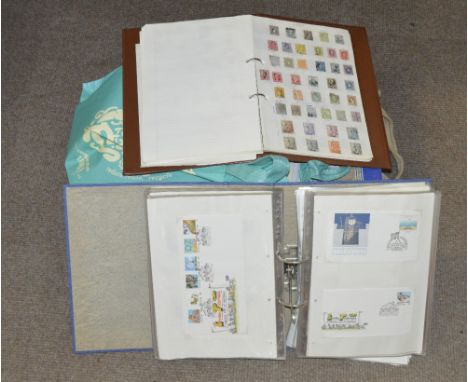 WORLD STAMPS in eight albums including GB Decimal sets to 1980s, Australia first day covers, etc.