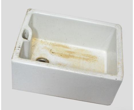 A 20th century ceramic sink, 46 x 60 x 25cm.