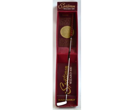 A boxed Spalding Sportsman Wizard 600 limited edition putter, produced in commemoration of Ram Golf’s 50 years in the golf in