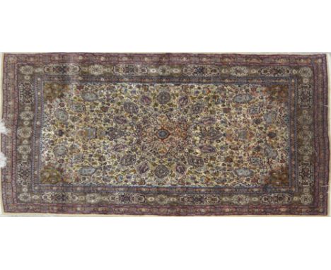 A pink ground Persian carpet, 180cm x 120cm.