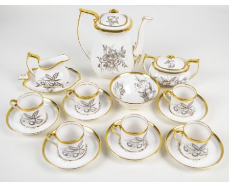 A Spode "Chatham" coffee service. CONDITION REPORT: First set quality in good general condition, wear commensurate with age.
