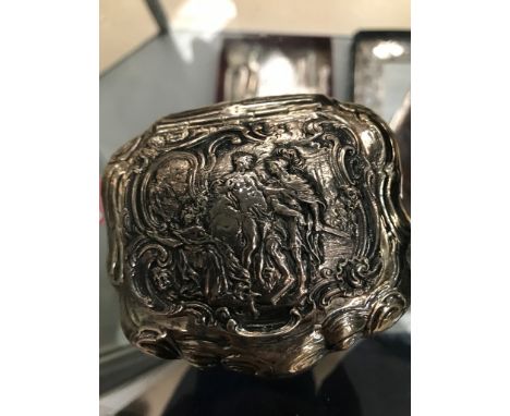 A HM silver snuff box in Antique style