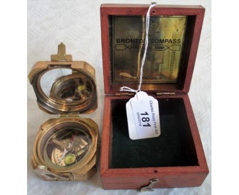 A reproduction of Calvin & Hughes Bronton compass.