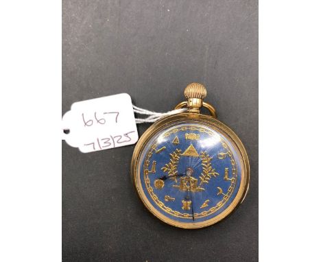 A gents ELGIN masonic pocket watch