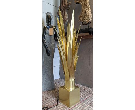 MAISON JANSEN STYLE FLOOR LAMP, 125cm H. 