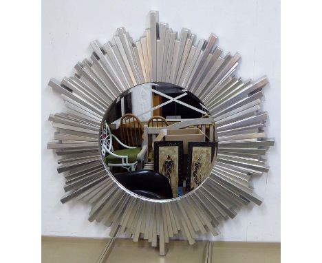 STARBURST WALL MIRROR, 94cm x 99cm. 