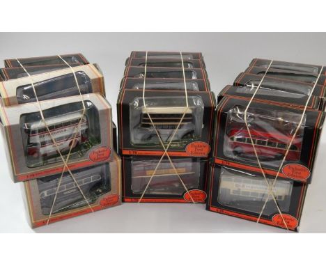 Thirty Exclusive First Editions Diecast Model Coaches and Buses, 1:76 scale, with original boxes.